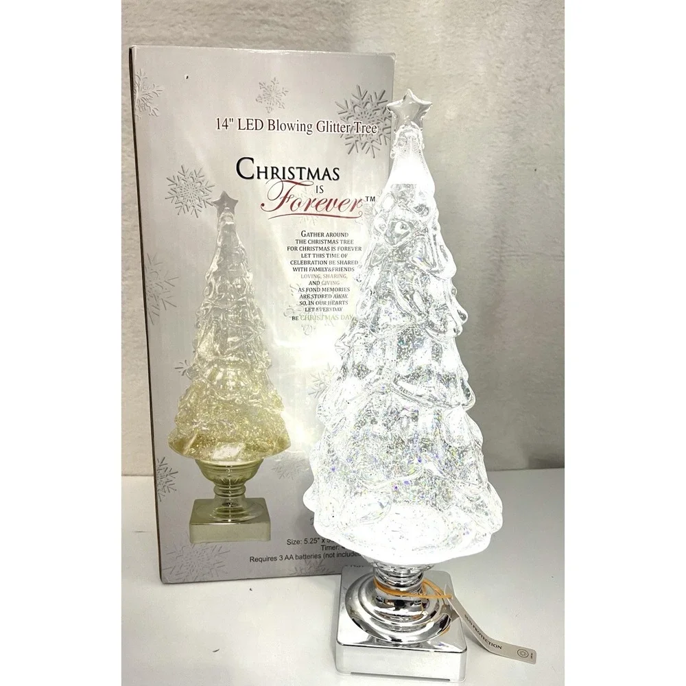 Christmas is Forever LED Blowing Glitter Christmas Tree 14